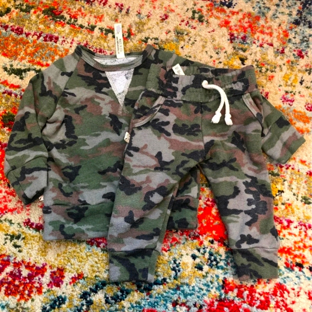 Childhoods Clothing micro camo print set
